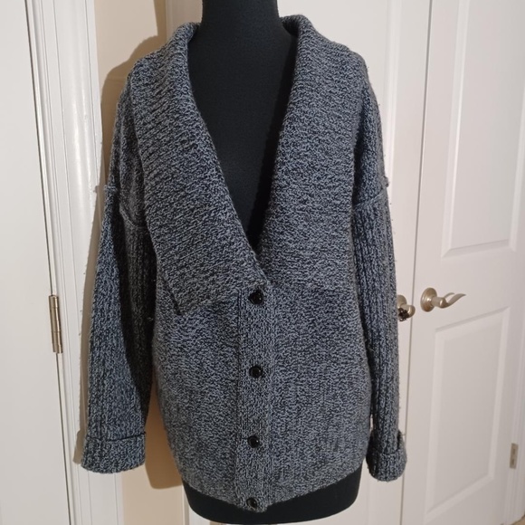 J CREW 100% Wool Open-Shawl Collar Cardigan - Picture 2 of 5